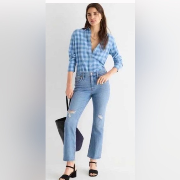 J. Crew Denim - J. Crew Demi Boot Crop size 32 NWT